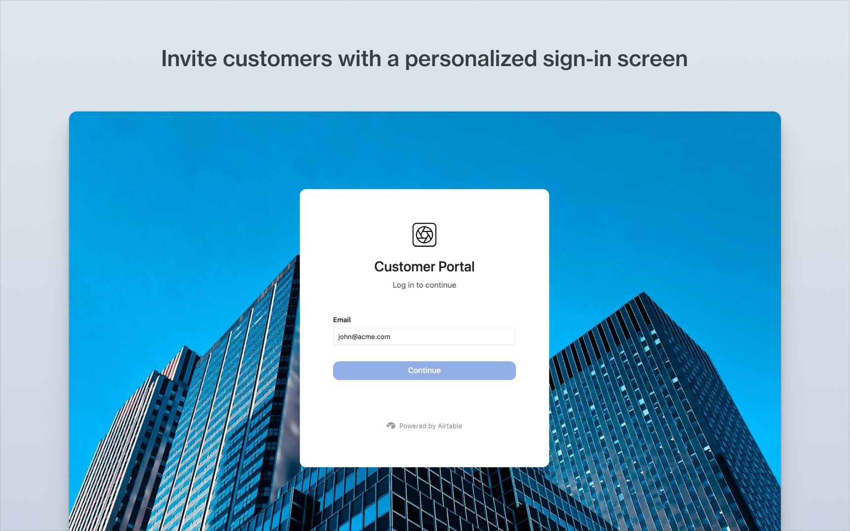 Customer portal template preview 1